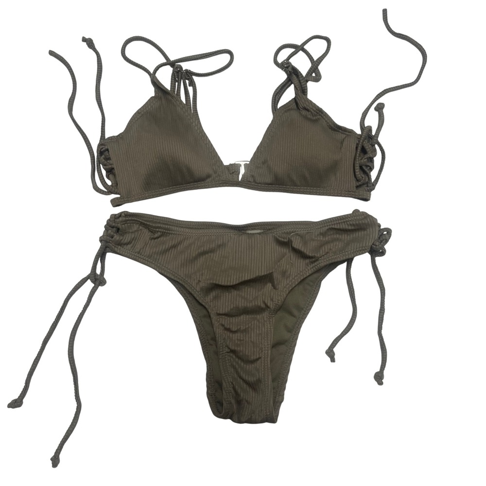 NEW! Kensie Triangle Bikini Set‎ XS NWT